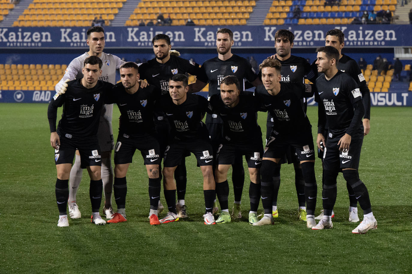 El Málaga abrió el marcador en la recta final del partido 