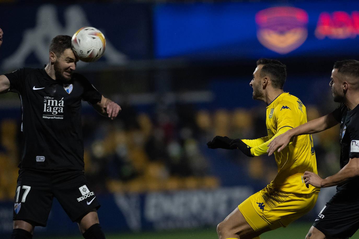 El Málaga abrió el marcador en la recta final del partido 