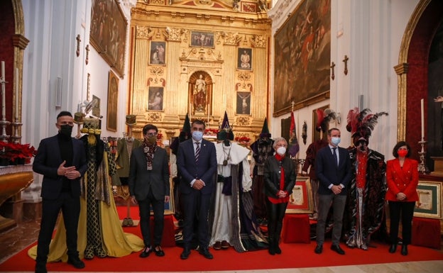 Los trajes de los Reyes Magos, confeccionados por el malagueño Jesús Sesgado.