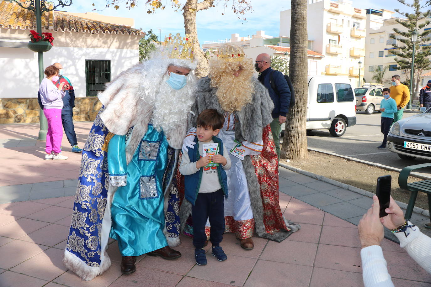 Sus majestades también pasaron por Torrox