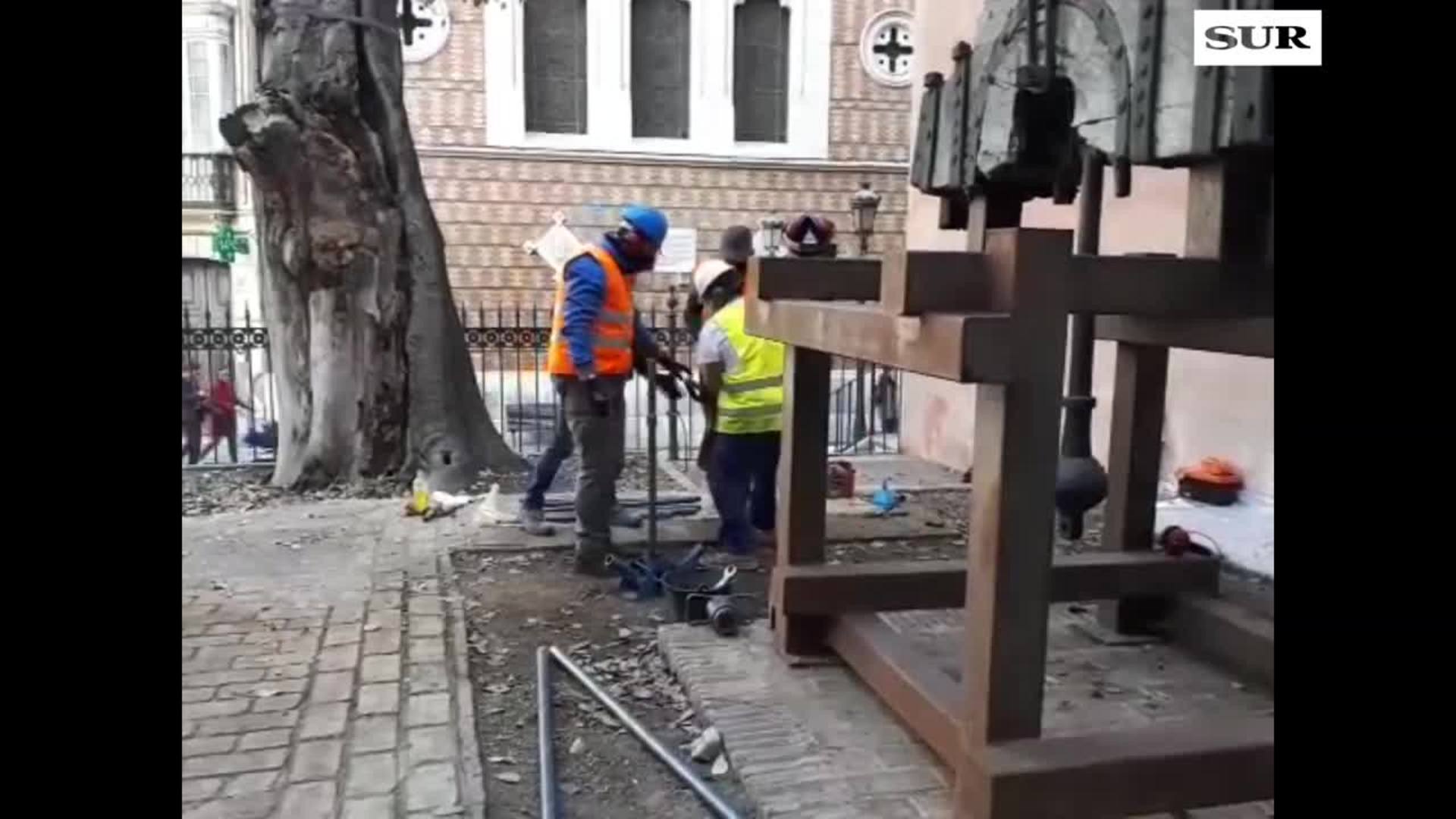 Nuevas catas para reparar la iglesia del Sagrario de Málaga