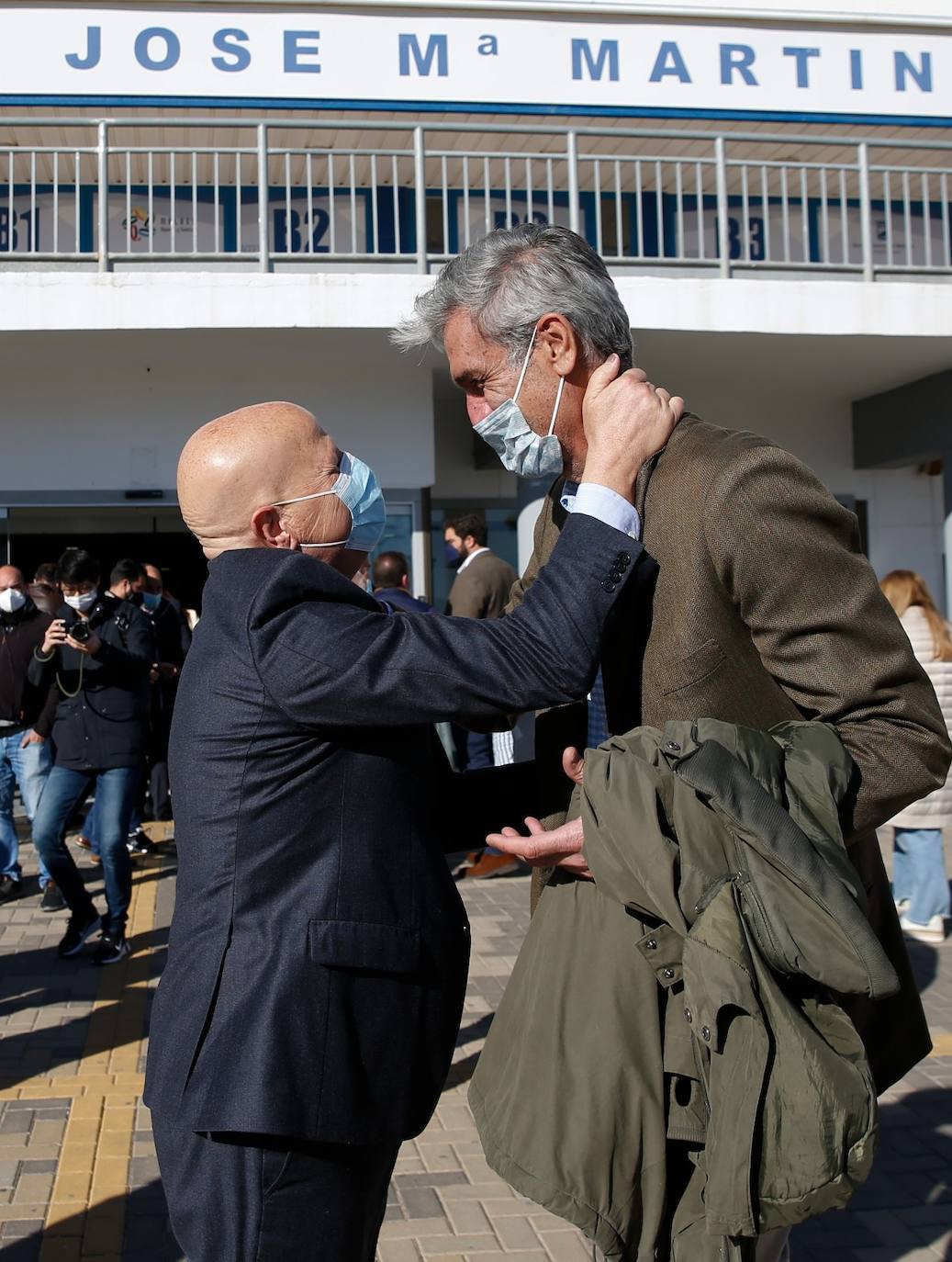 El galardón queda para el recuerdo de un modo físico en la calzada de la calle Alicia Larrocha, junto al Martín Carpena y el estadio Ciudad de Málaga 