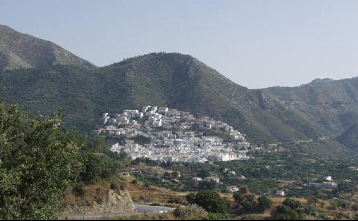 Vista de Ojén de archivo.