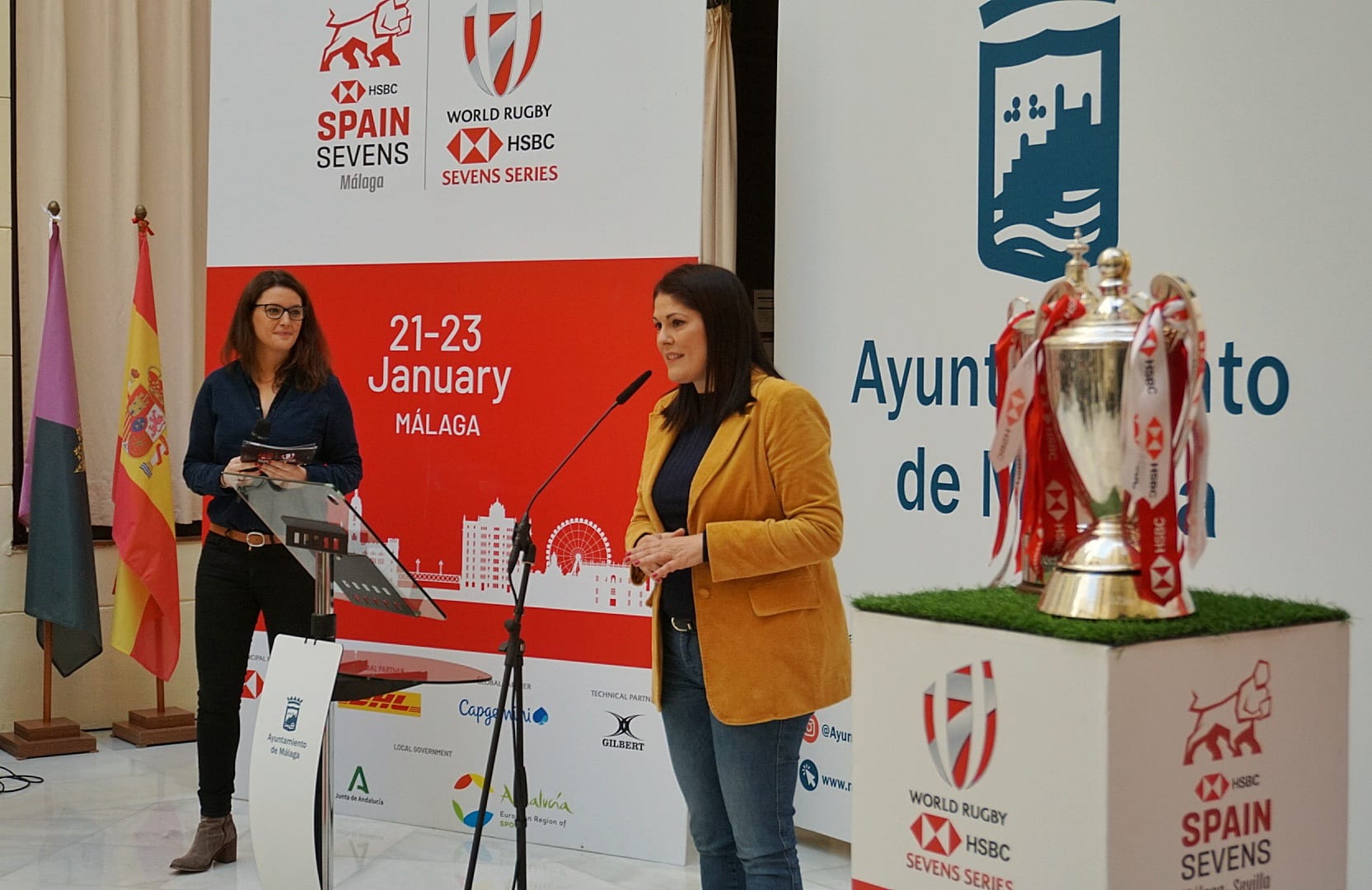 La concejala de Deportes del Ayuntamiento de Málaga, Noelia Losada.