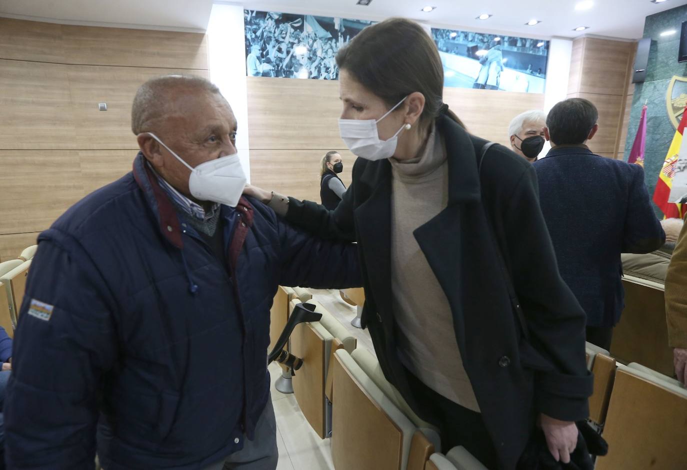 Capilla ardiente por Antonio Benítez en La Rosaleda