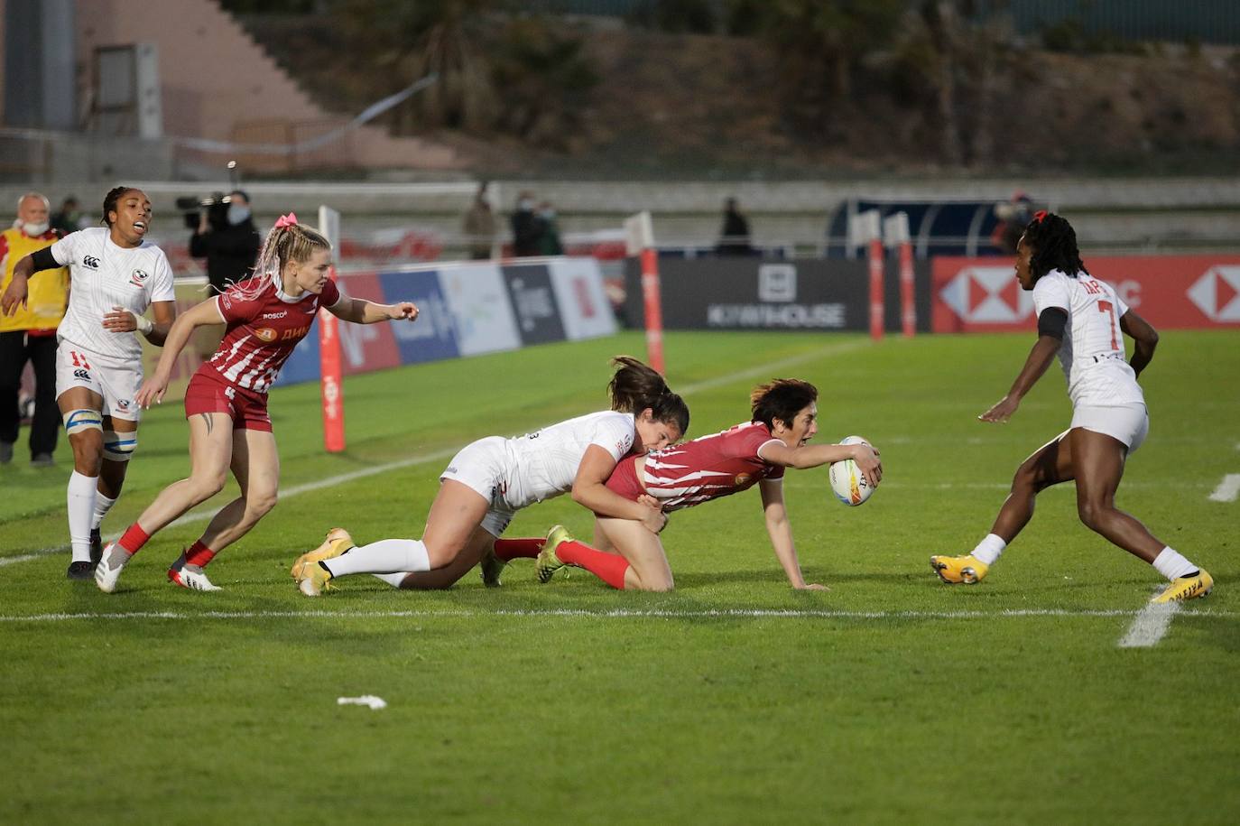 Los duelos decisivos de las HSBC Series Mundiales de Málaga de rugby 7