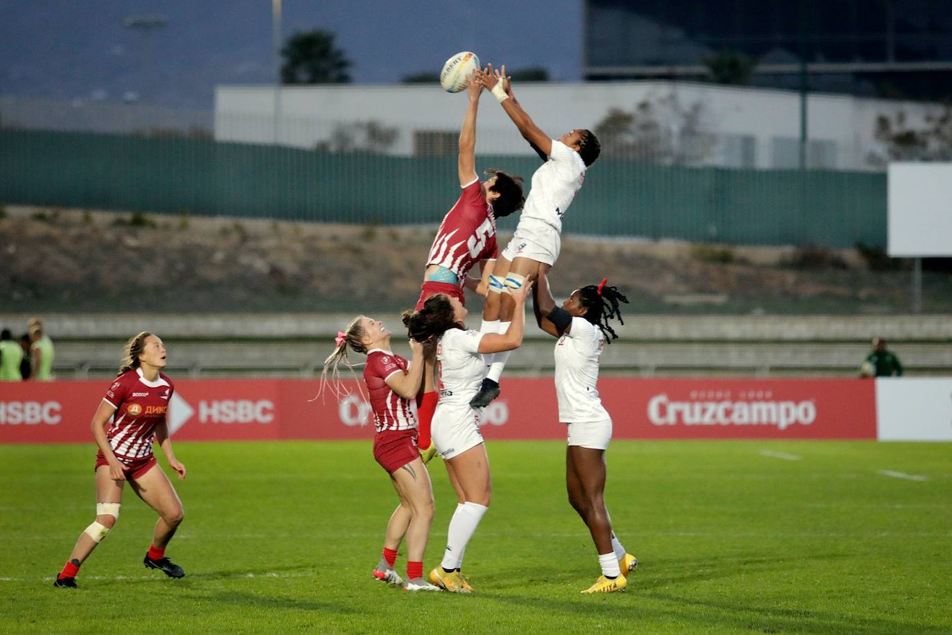 Los duelos decisivos de las HSBC Series Mundiales de Málaga de rugby 7