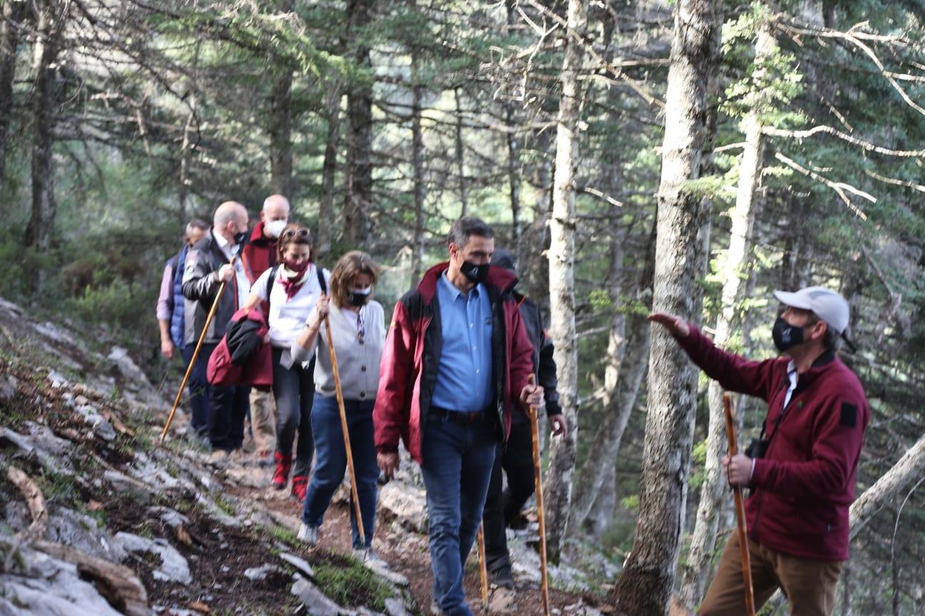 Pedro Sánchez recalcó que la consideración de Parque Nacional es «una fuente de oportunidades» para el desarrollo de la Sierra de las Nieves 