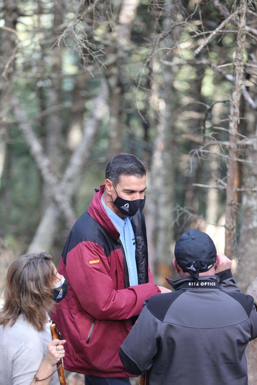 Pedro Sánchez recalcó que la consideración de Parque Nacional es «una fuente de oportunidades» para el desarrollo de la Sierra de las Nieves 