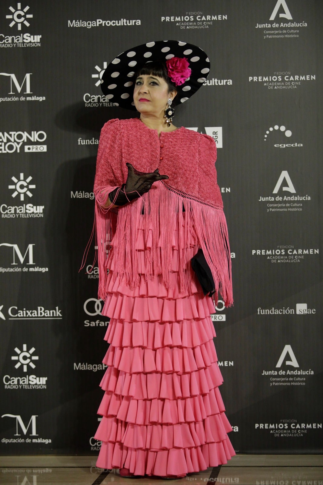 El actor Antonio Banderas recibe el Premio Carmen de Honor en el Teatro Cervantes de su tierra