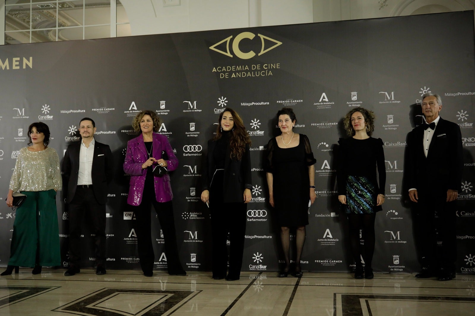 El actor Antonio Banderas recibe el Premio Carmen de Honor en el Teatro Cervantes de su tierra