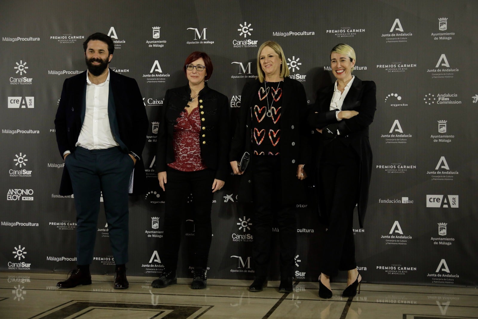 El actor Antonio Banderas recibe el Premio Carmen de Honor en el Teatro Cervantes de su tierra