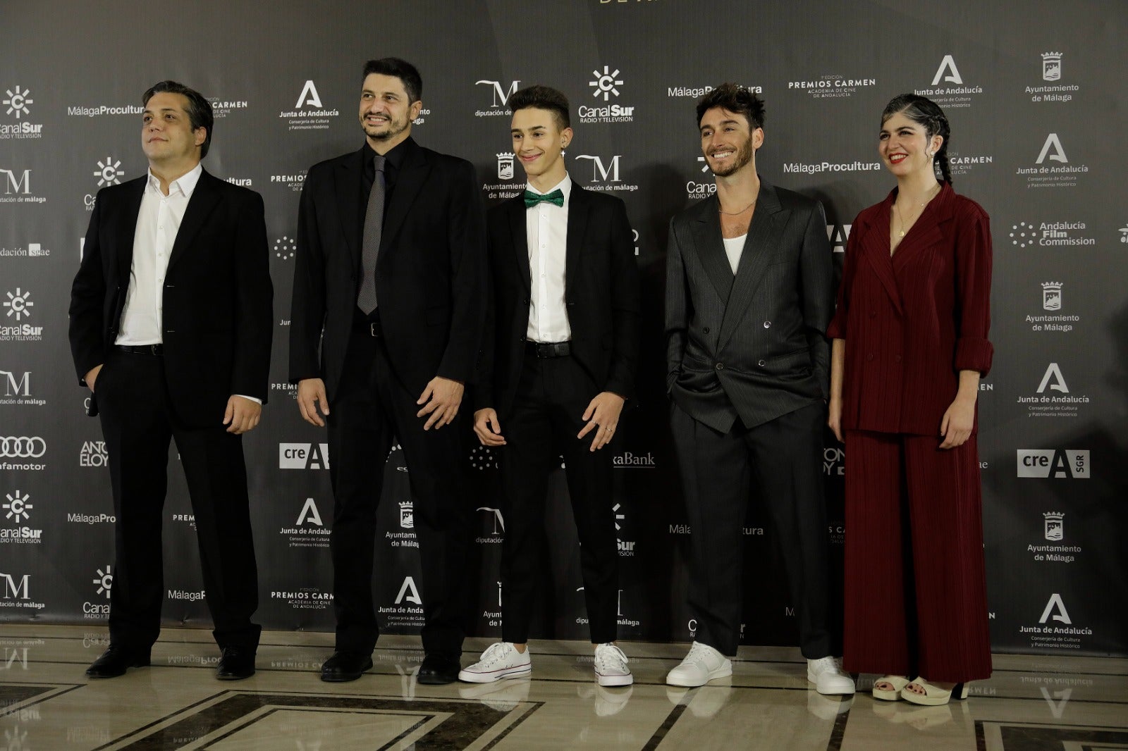 El actor Antonio Banderas recibe el Premio Carmen de Honor en el Teatro Cervantes de su tierra