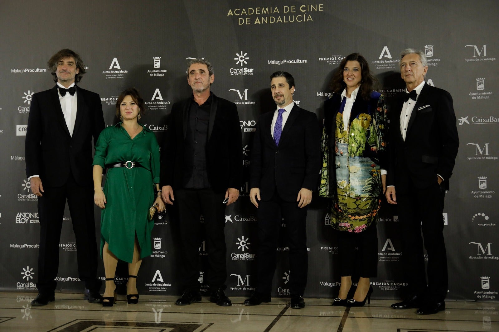 El actor Antonio Banderas recibe el Premio Carmen de Honor en el Teatro Cervantes de su tierra