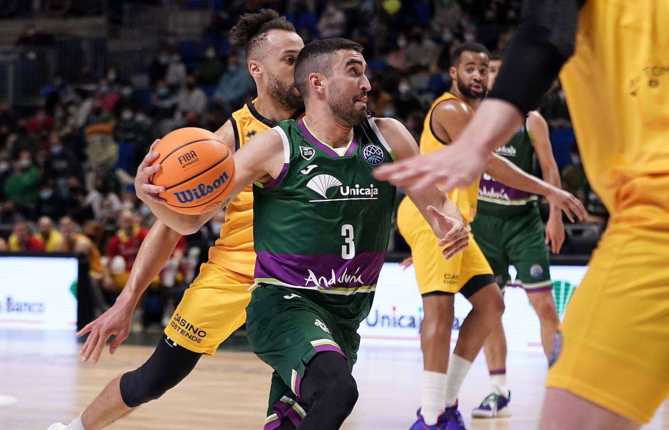 El Unicaja disputó la segunda jornada del Top16 de la Champions League 