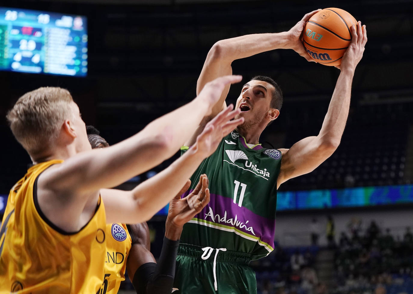 El Unicaja disputó la segunda jornada del Top16 de la Champions League 