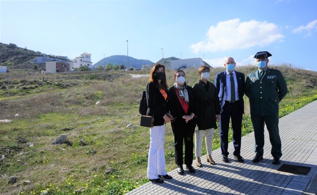 Terrenos en los que se ubicará el futuro cuartel de la Guardia Civil en Cártama.