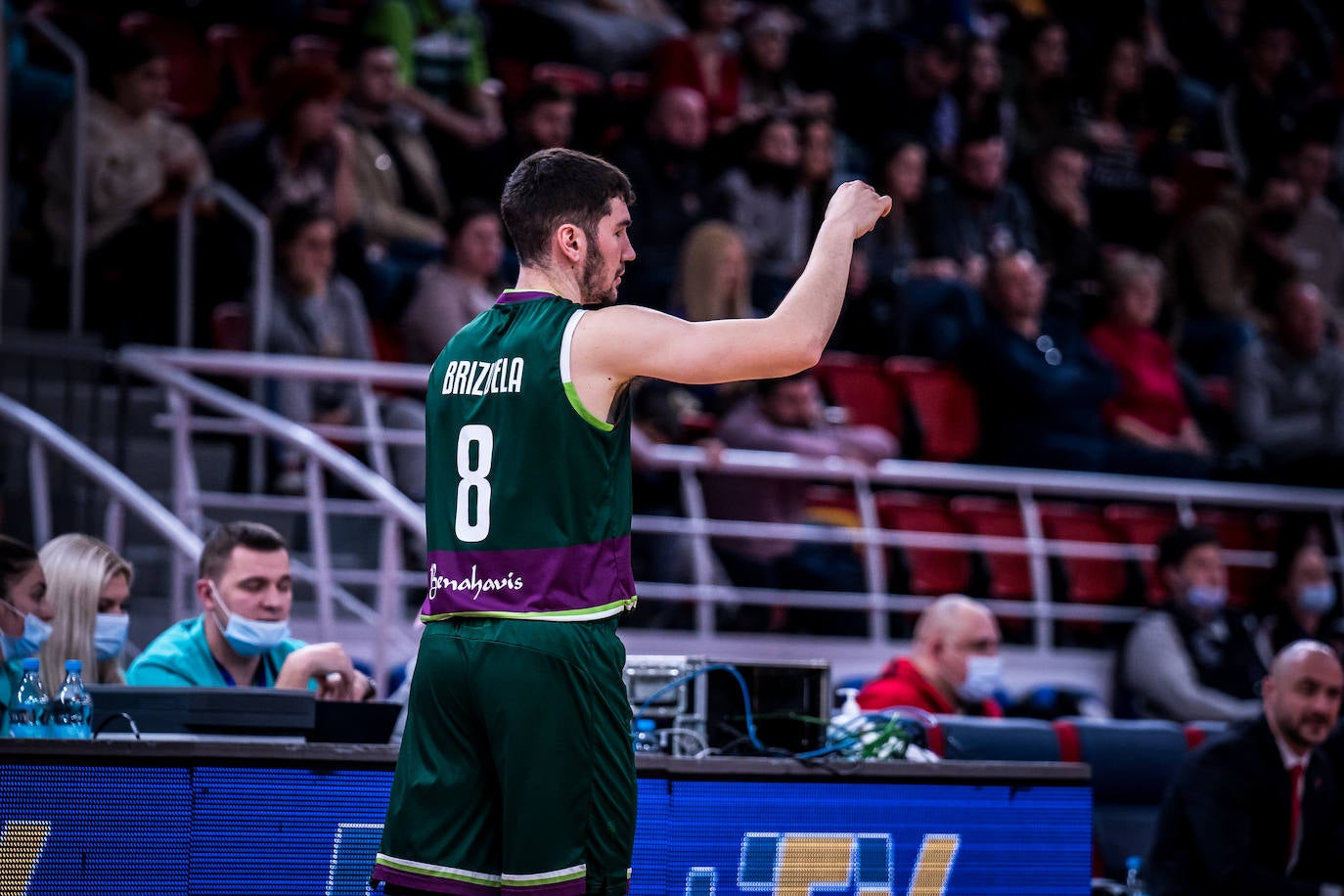 Derrota del Unicaja en su visita al Prometey, en la Champions League. 