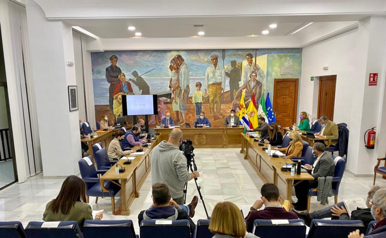 Imagen de la sesión plenaria celebrada este martes en Rincón de la Victoria. 