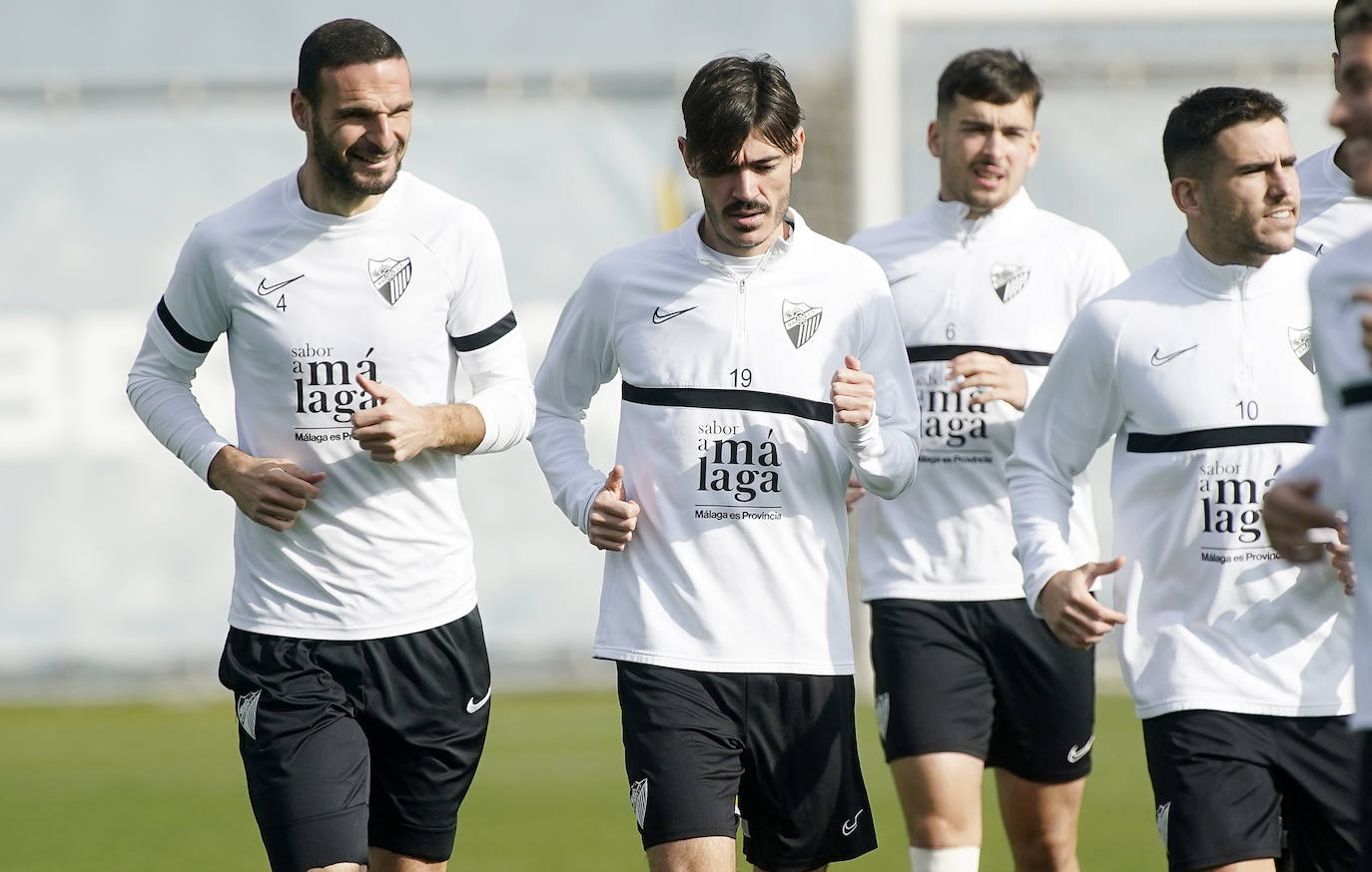 Fotos: El entrenamiento del Málaga, en imágenes