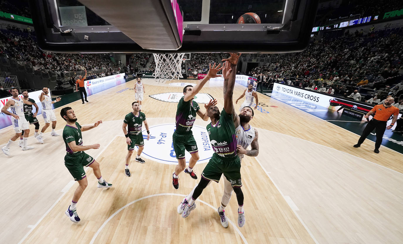 El Unicaja perdió con el Real Madrid pero realizó un buen partido. 