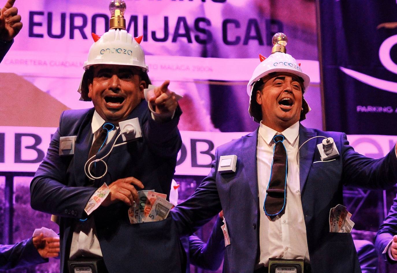 Grupos de la segunda semifinal del COAC Málaga en el Teatro Cervantes