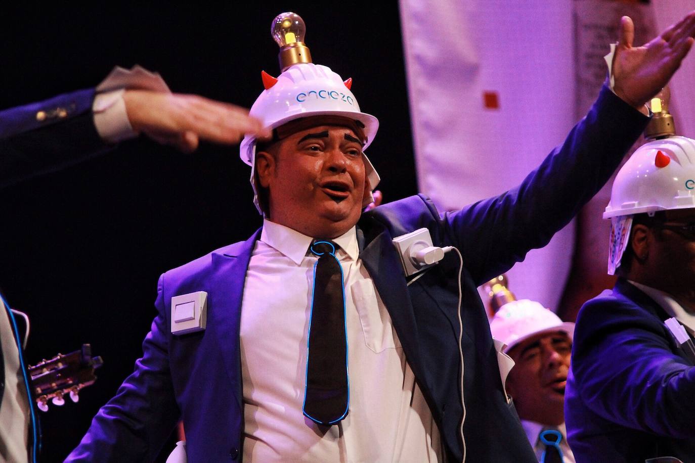 Grupos de la segunda semifinal del COAC Málaga en el Teatro Cervantes