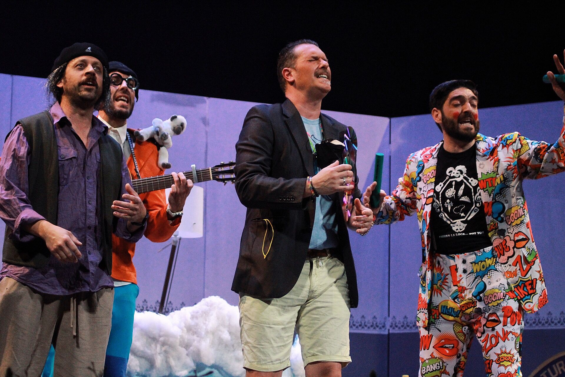 Grupos de la primera semifinal del COAC Málaga en el Teatro Cervantes