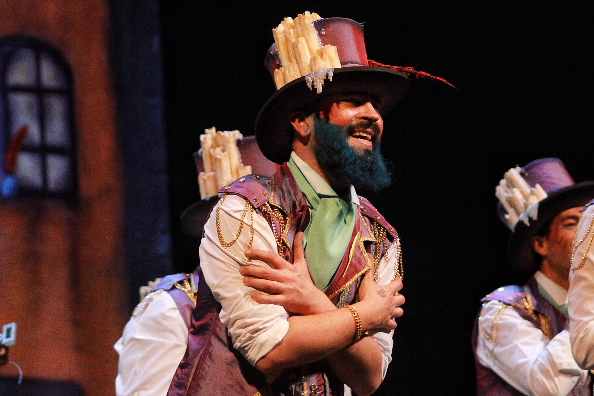 Grupos de la primera semifinal del COAC Málaga en el Teatro Cervantes