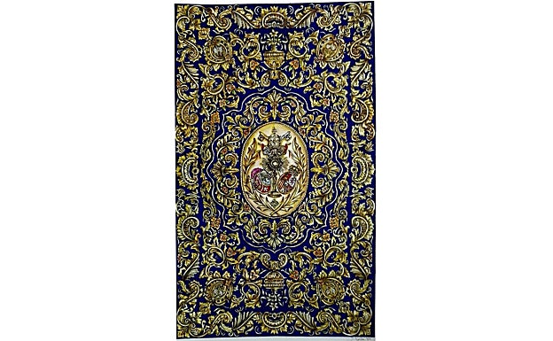 Dibujo del futuro techo de palio, obra de Salvador Aguilar. 