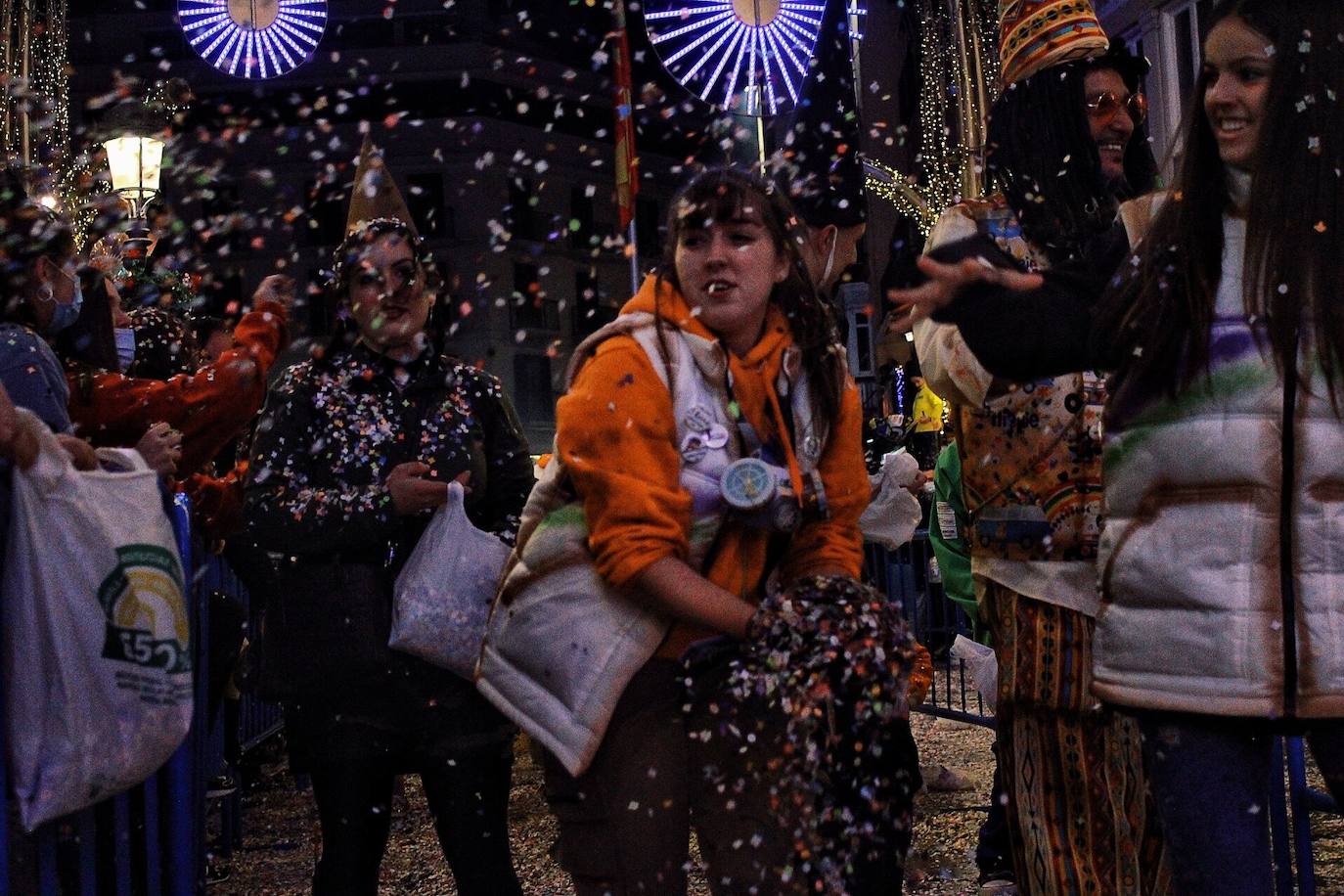 Batalla de flores del Carnaval de Málaga 2022. 