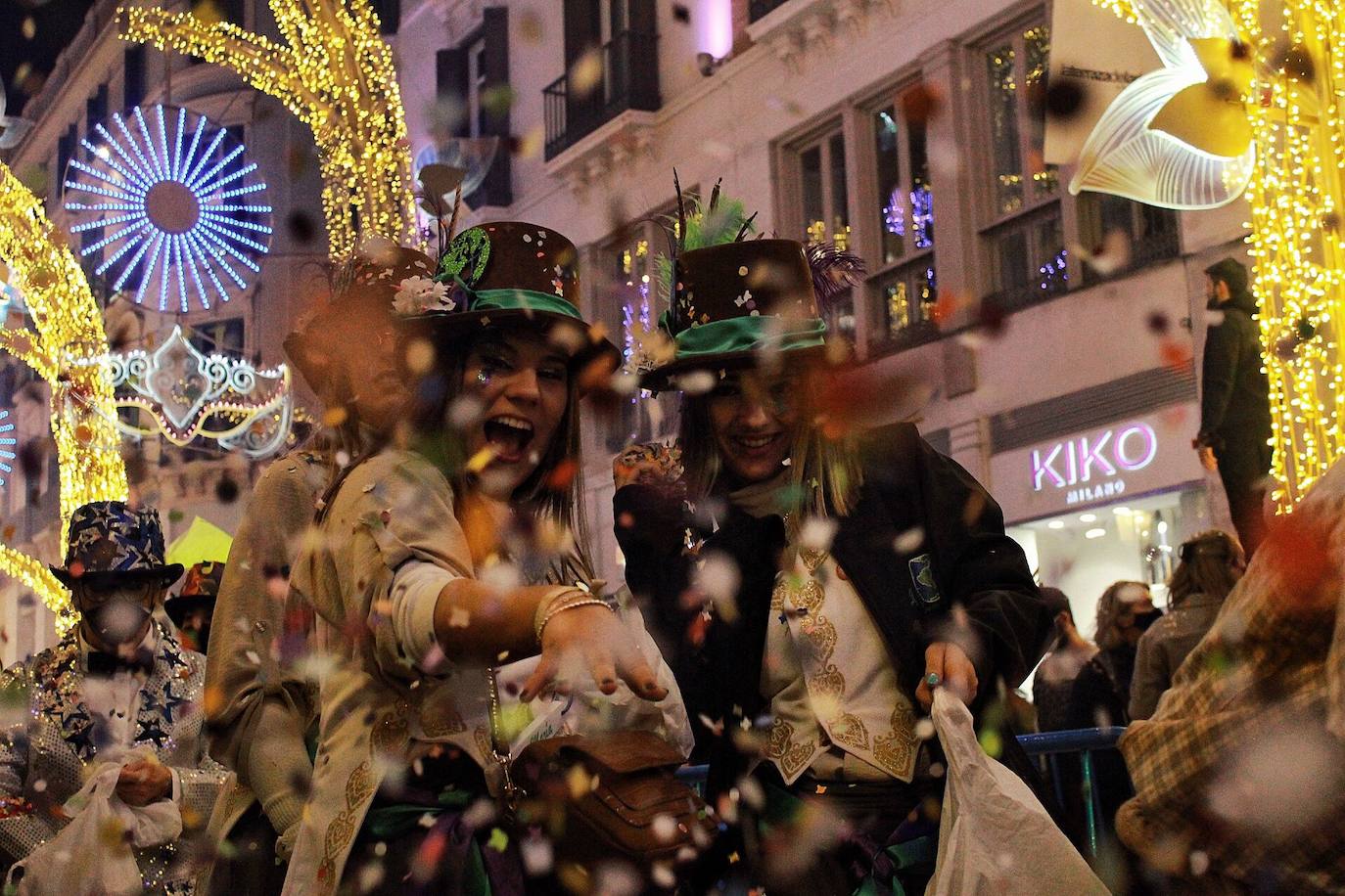 Batalla de flores del Carnaval de Málaga 2022. 