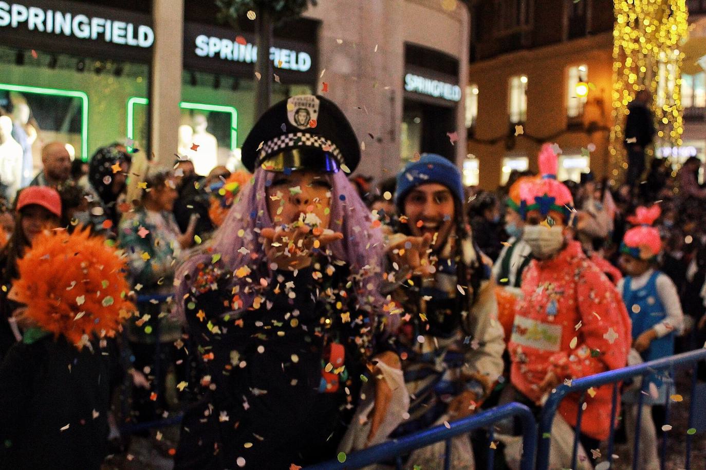 Batalla de flores del Carnaval de Málaga 2022. 