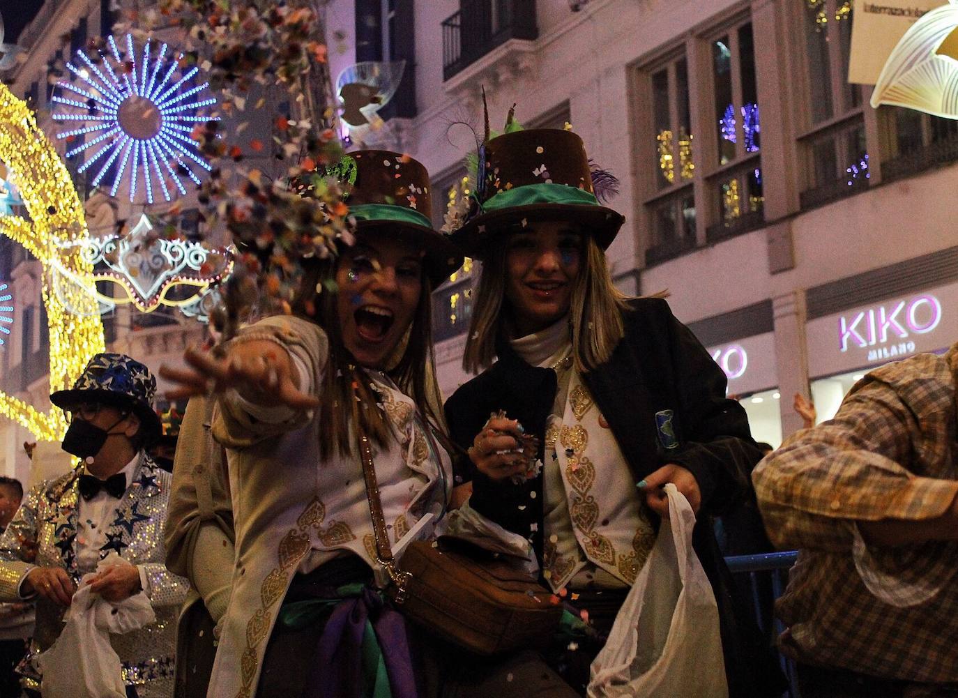 Batalla de flores del Carnaval de Málaga 2022. 