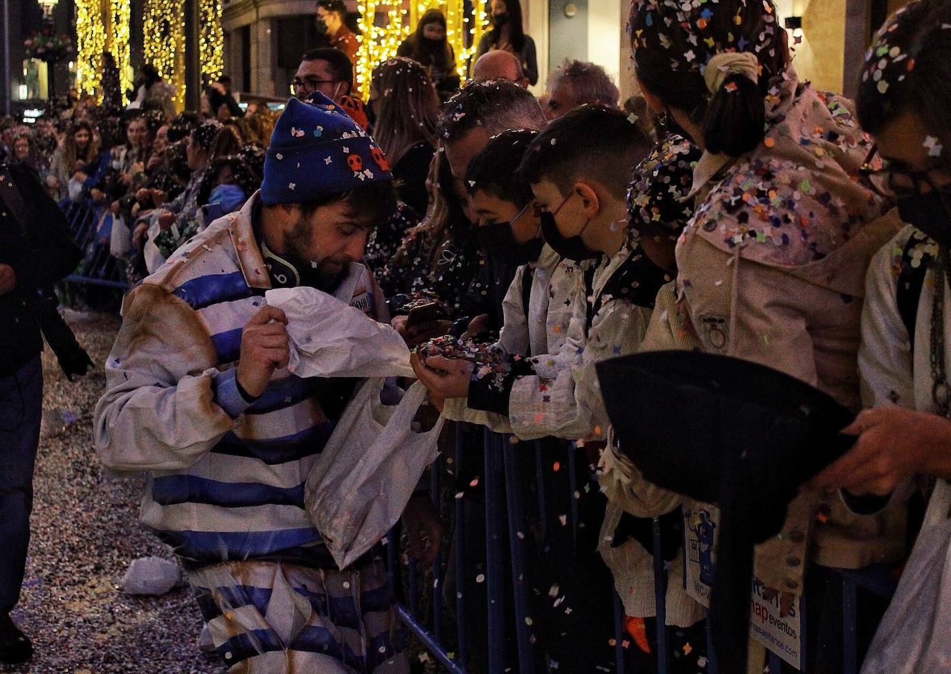 Batalla de flores del Carnaval de Málaga 2022. 