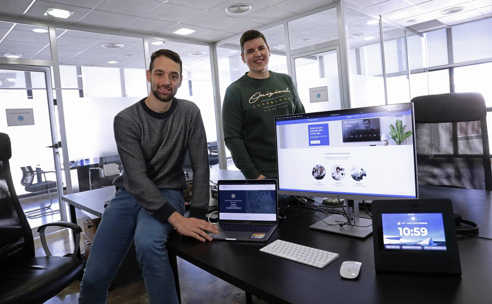 Sergio Padilla (derecha) y José Pimentel 