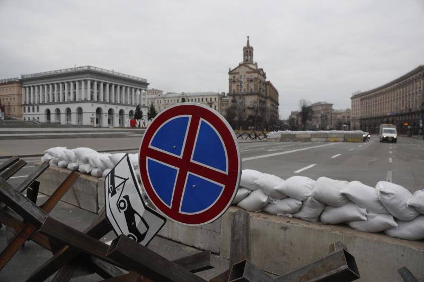 Barricadas en Kiev.