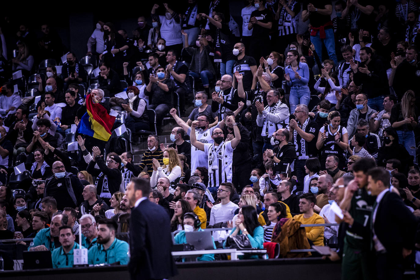 Fotos: Las mejores imágenes de la victoria del Unicaja en la cancha del Cluj (70-86)