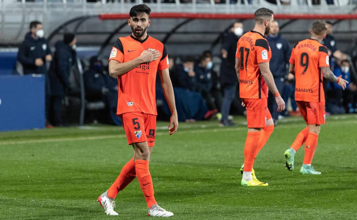 Juande celebra su gol contra el Amorebieta.