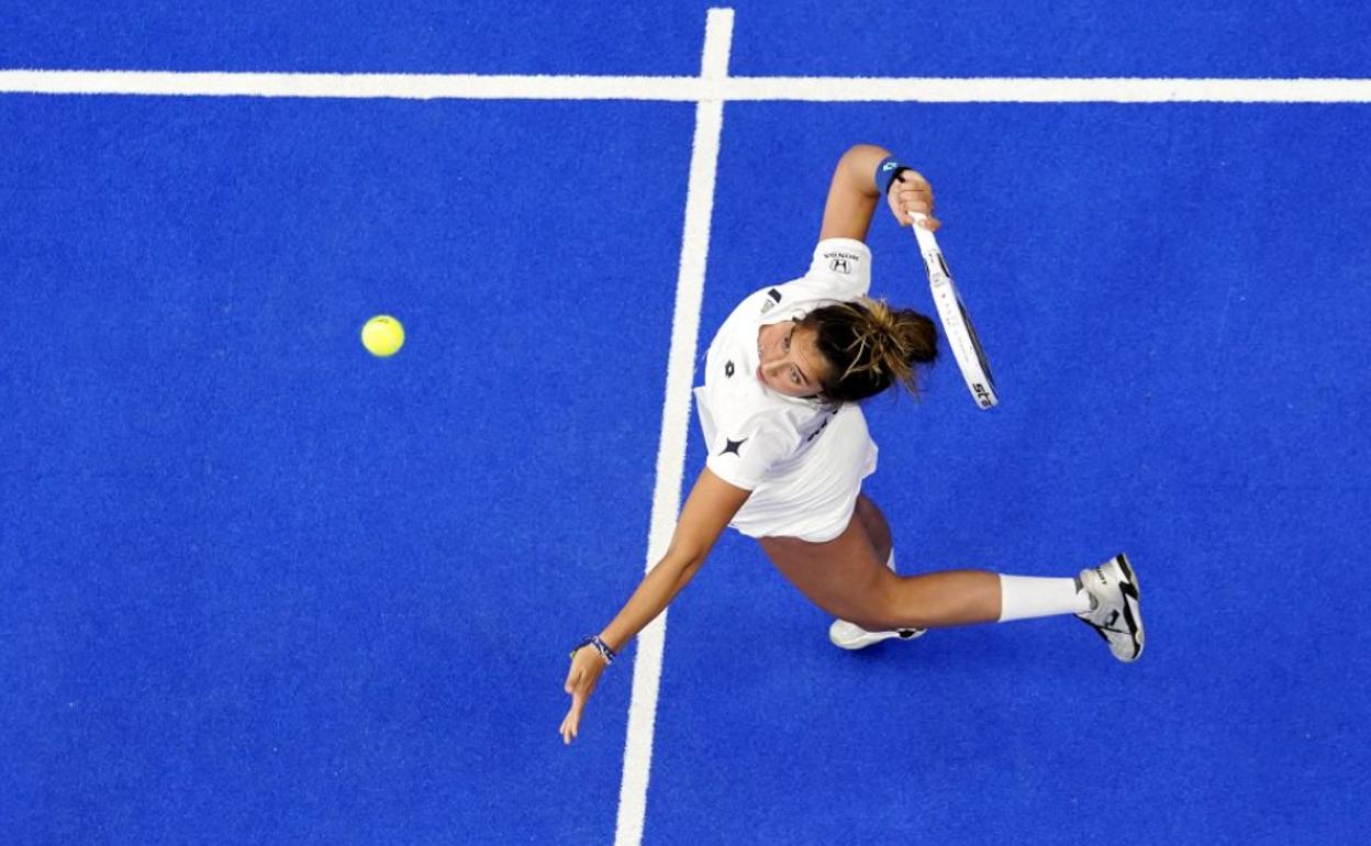 Bea González, en el partido de este sábado. 