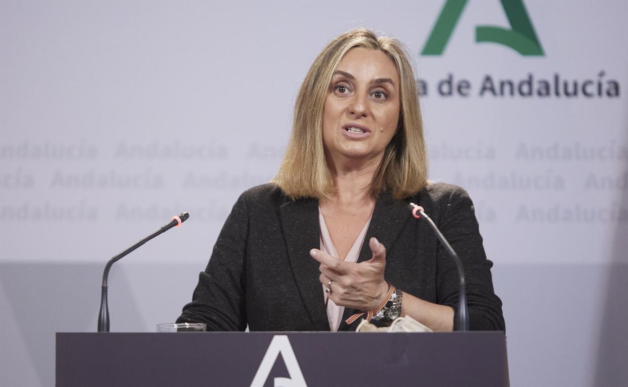 La consejera de Fomento, Marifrán Carazo. 