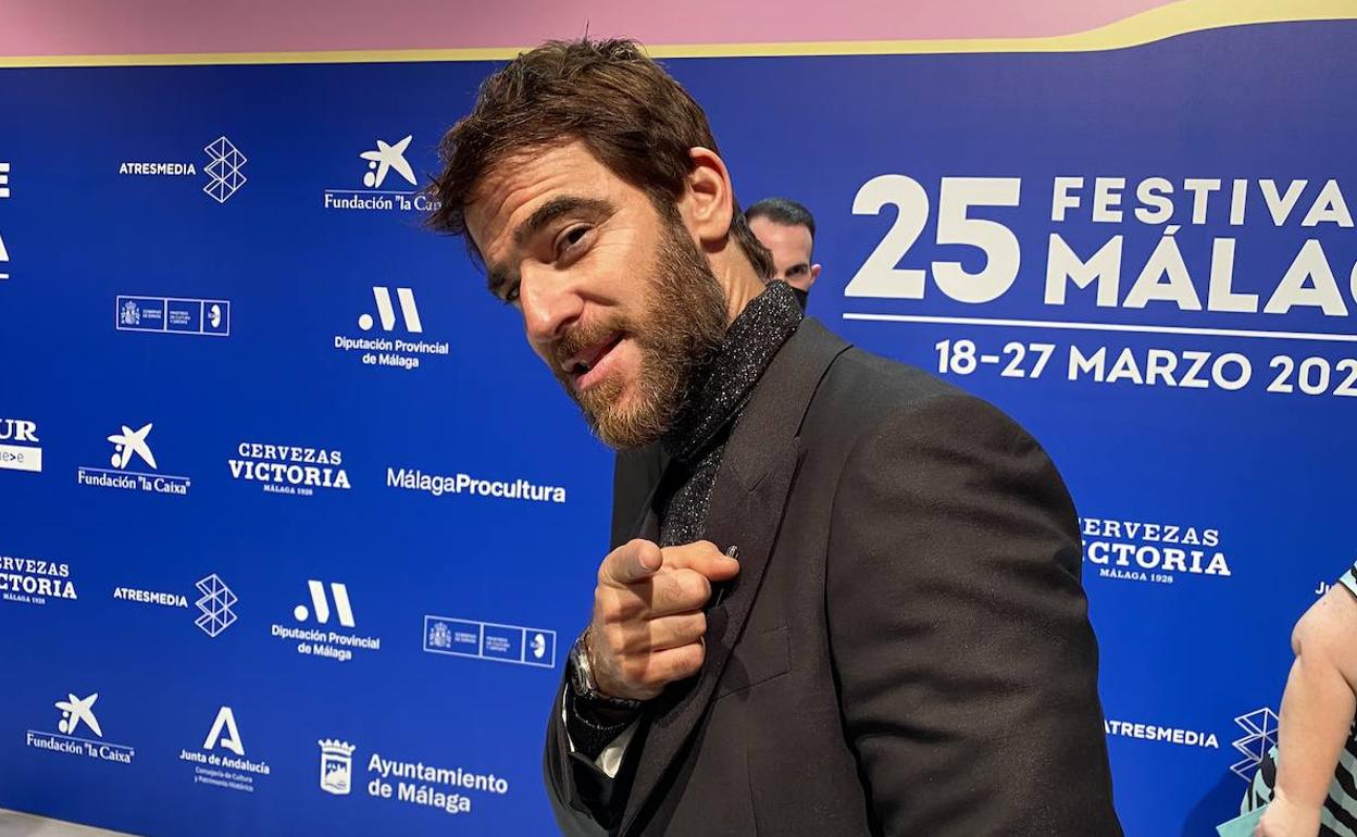 Alfonso Bassave, en el photocall del Ayuntamiento de Málaga. 