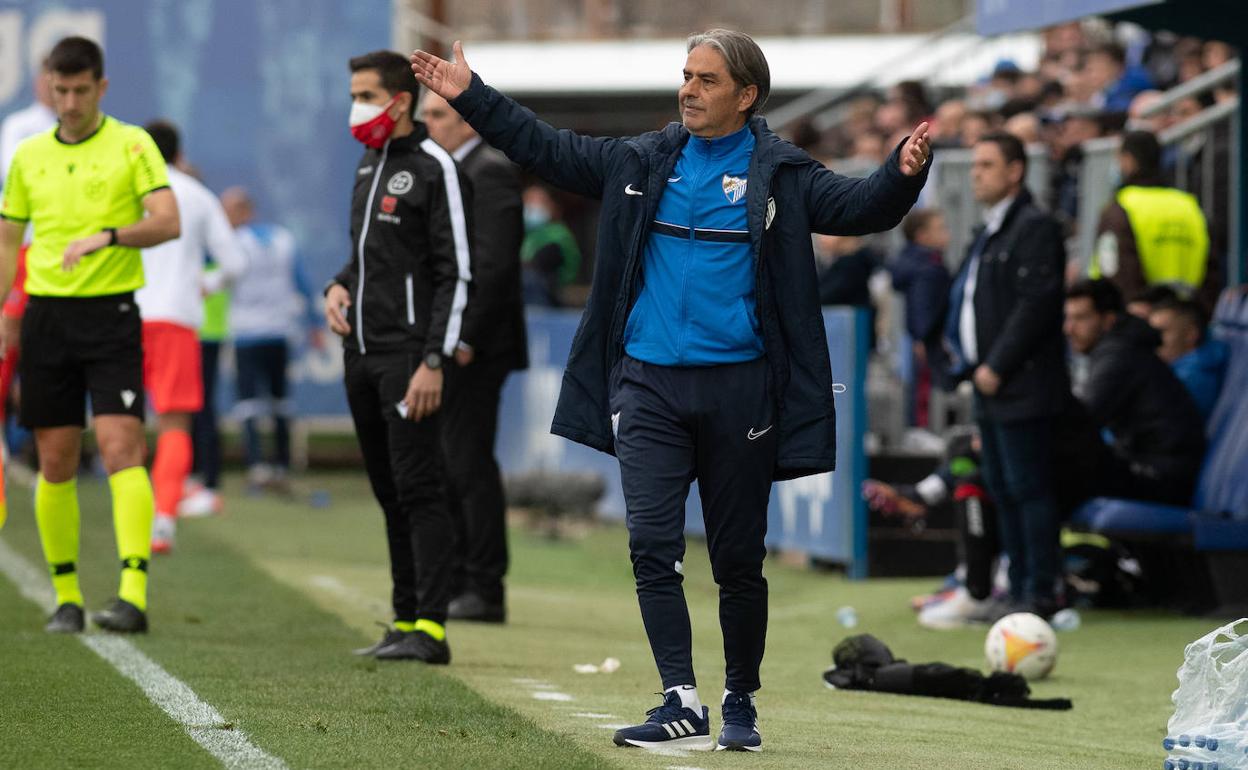 Natxo González, entrenador del Málaga.