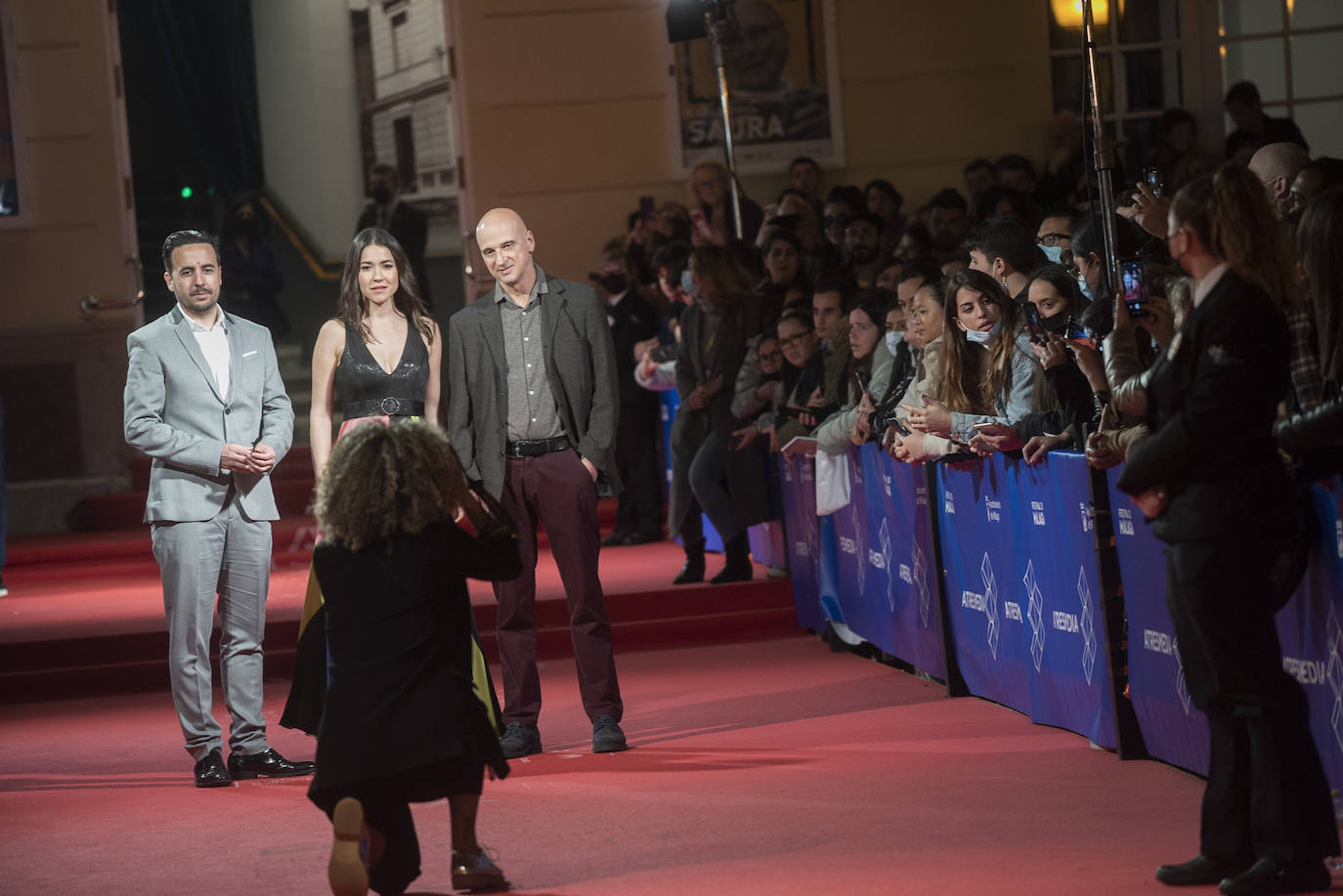 La alfombra roja del domingo volvió a estar animada, aunque deslucida por la lluvia 