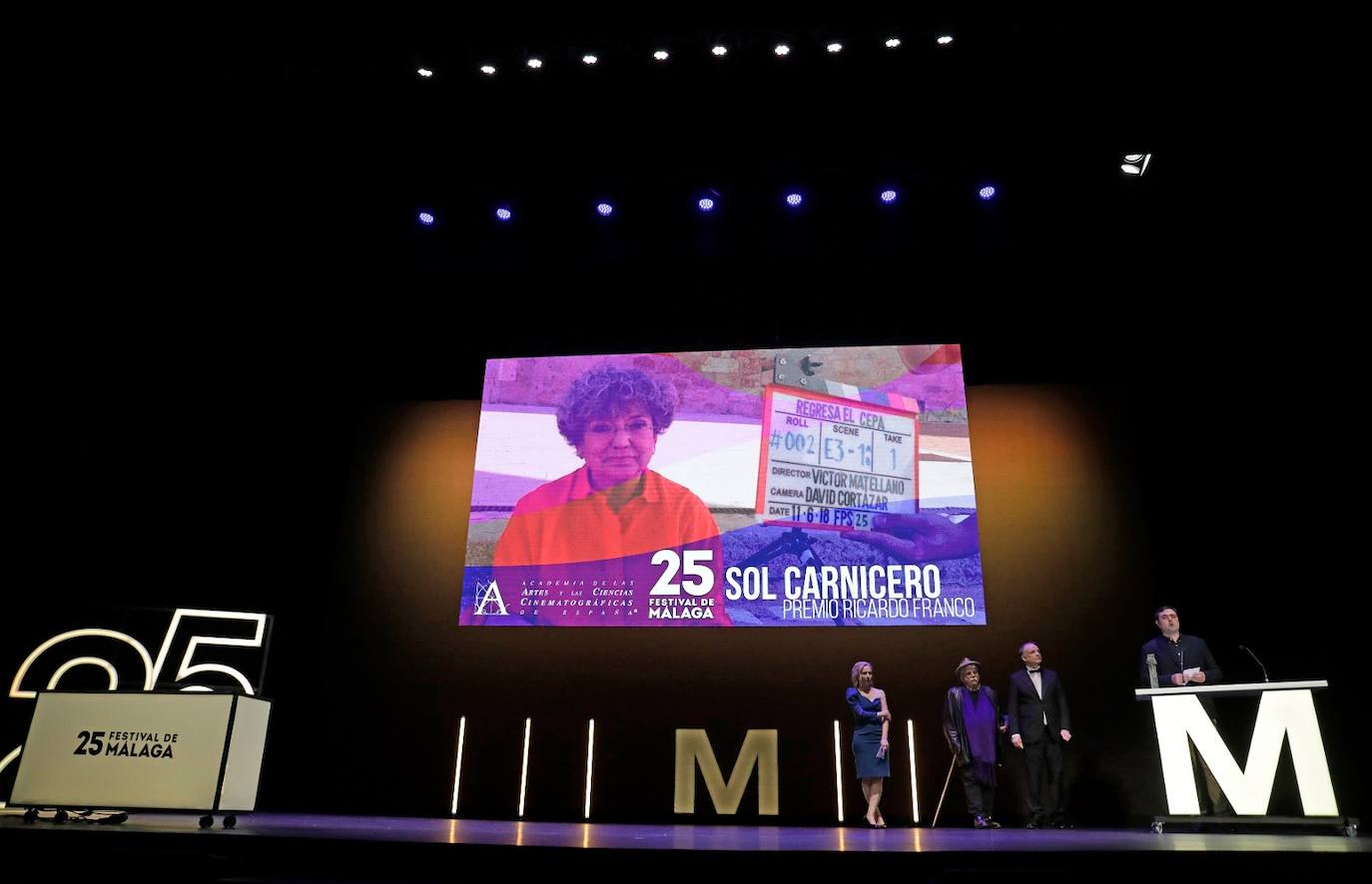 Sol Carnicero recogió el Premio Ricardo Franco