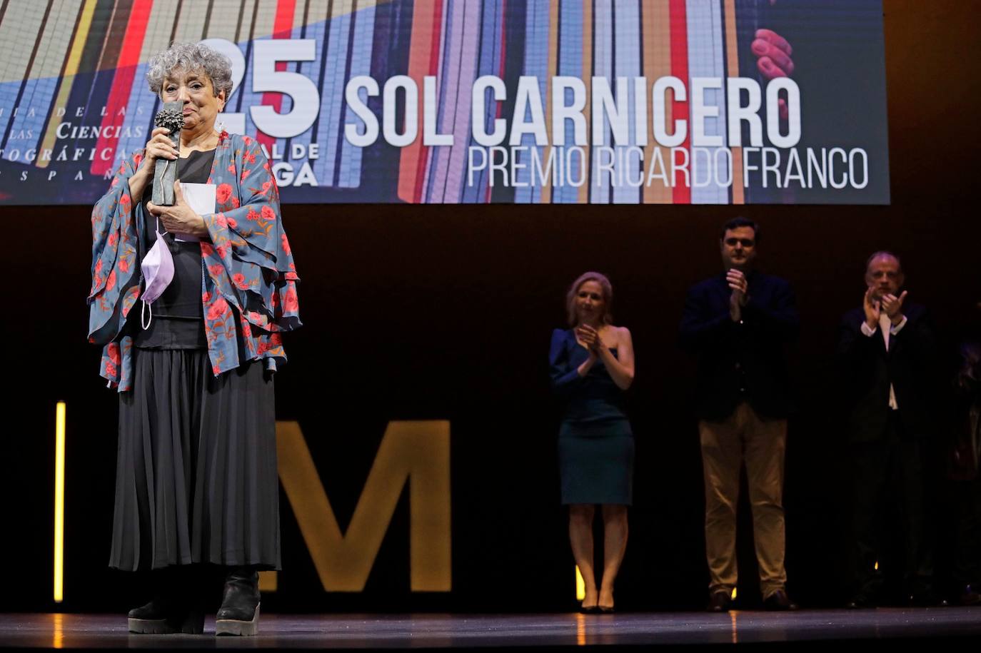 Sol Carnicero recogió el Premio Ricardo Franco