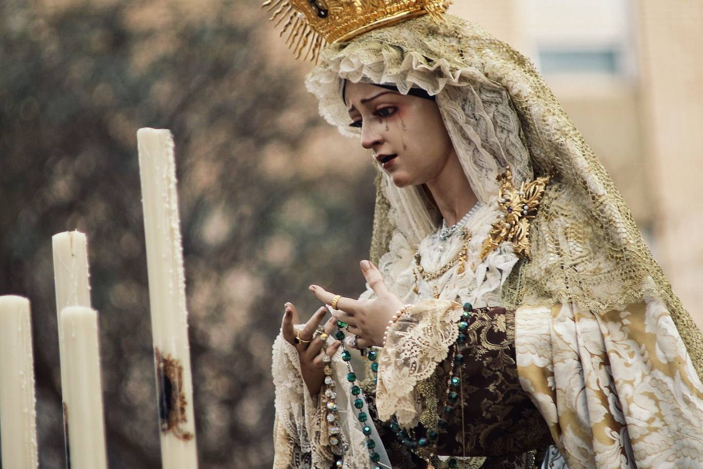 Lágrimas del Carmen y Nuestra Señora del Sol desfilaron por sus barrios