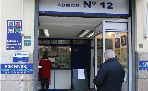 Un premio de primera categoría que fue validado en la administración de Loterías número 35 de la capital