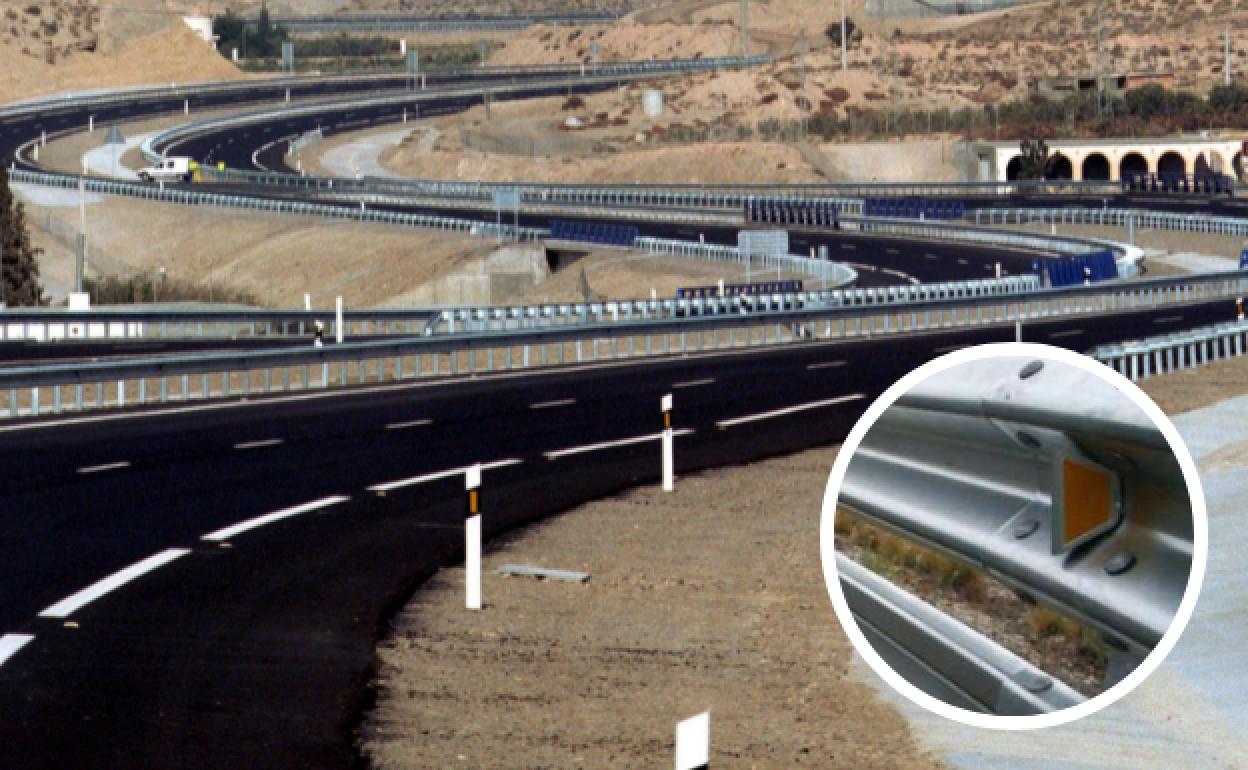 La autovía A-92 mejorará su visibilidad con la renovación de todos sus captafaros