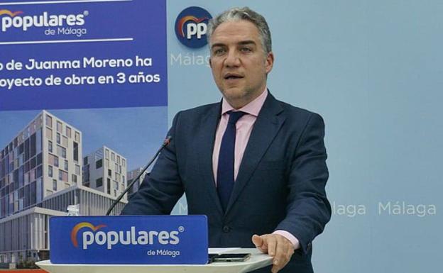 Elías Bendodo será el número tres de la dirección nacional del PP